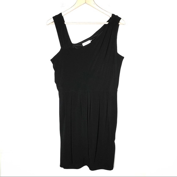 Calvin Klein Black One-Shoulder Dress - Picture 1 of 5